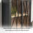 Black Bookcase with Glass Doors