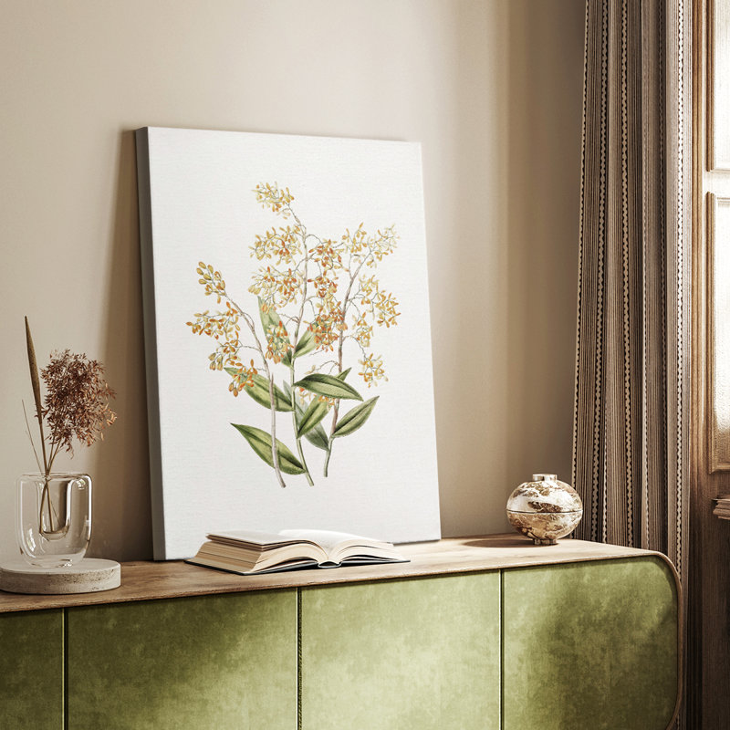 «Vintage Floral Print», imprimé sur toile - Gallery Cavas, H 27 po x l 18 po