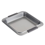Anolon Advanced Bakeware Nonstick Square Cake Baking Pan, 9 Inch x 9 Inch, Gray