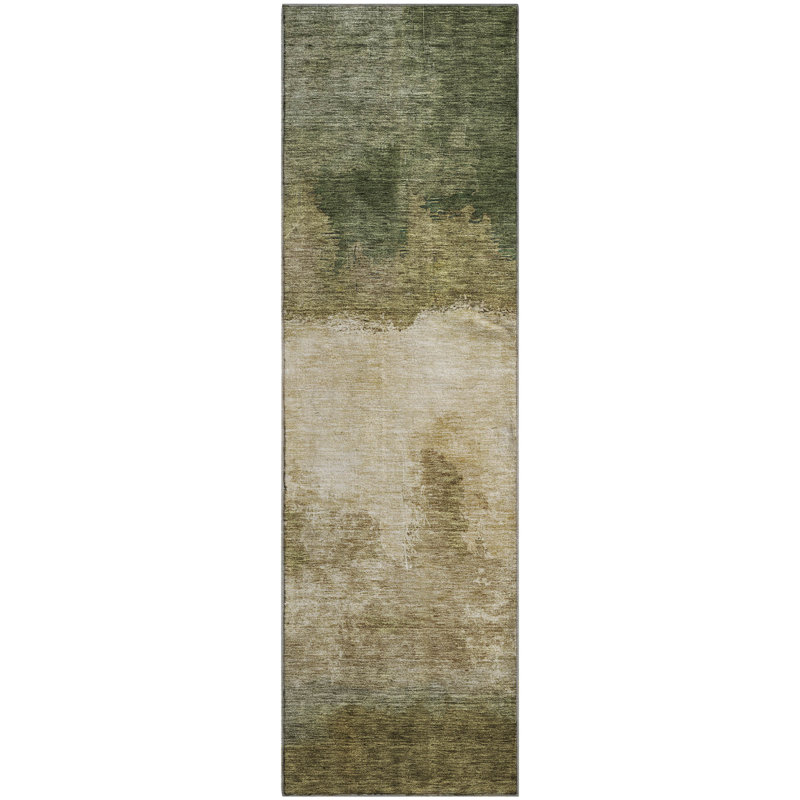 Tapis moderne lavable à la machine Premium AMD1070, Tapis de couloir 2 pi 3 po x 7 pi 6 po