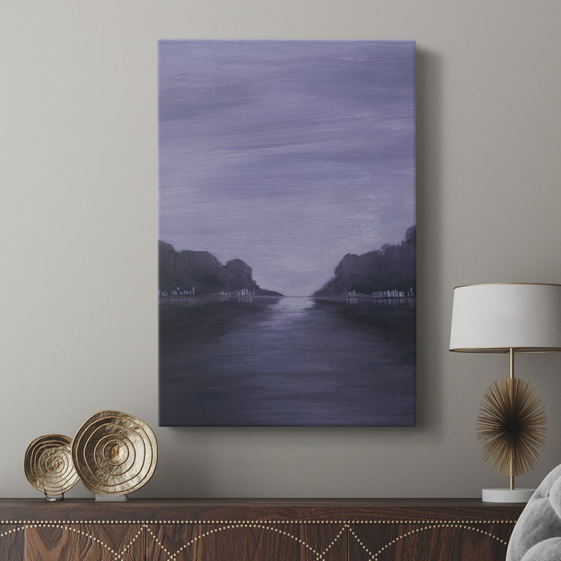 Améthyste clair de lune I - galerie sur mesure Cavas, H 36 po x l 24 po