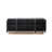 Manolya 4-Door Sideboard with Dimensional Door Design, Faux Marble Top, and Wood Base – Modern Statement Storage Cabinet