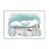 Opaque White Single Picture Framed