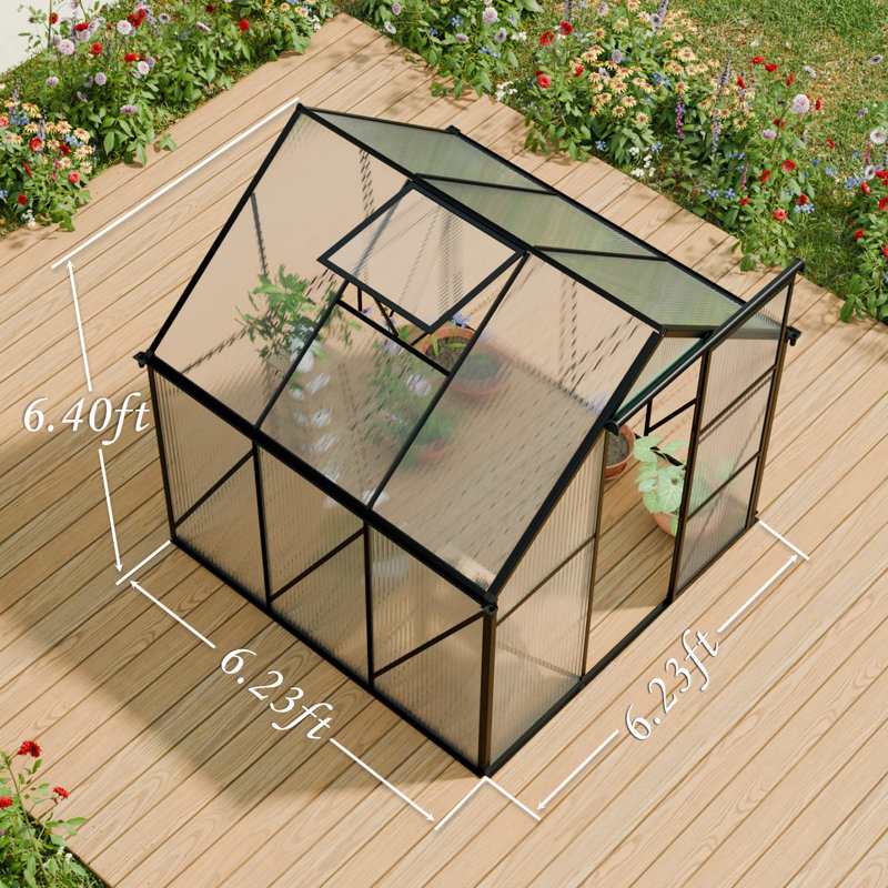 Remise de jardin extérieur et mini serre avec toit imperméable