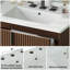 Meuble-lavabo sur pied 30 po avec lavabo en céramique et tiroirs pleine extension-1419564955