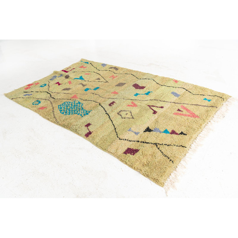Tapis vert Parra 5 x 8
