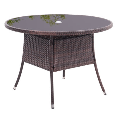 Kinchen Rattan Dining Table