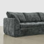 Canapé modulaire de 109 po avec support en nuage doux et tissu chenille-293319433-293319432