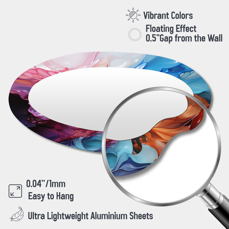 Miroir mural grand arc-en-ciel Rainbow Charm
