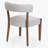 Cindina Mid-Century Modern Dining Chairs Beige Fabric Upholstered Wood Frame Kitchen Chairs-1541891202