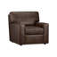 Fauteuil pivotant en cuir Yosef-102238307