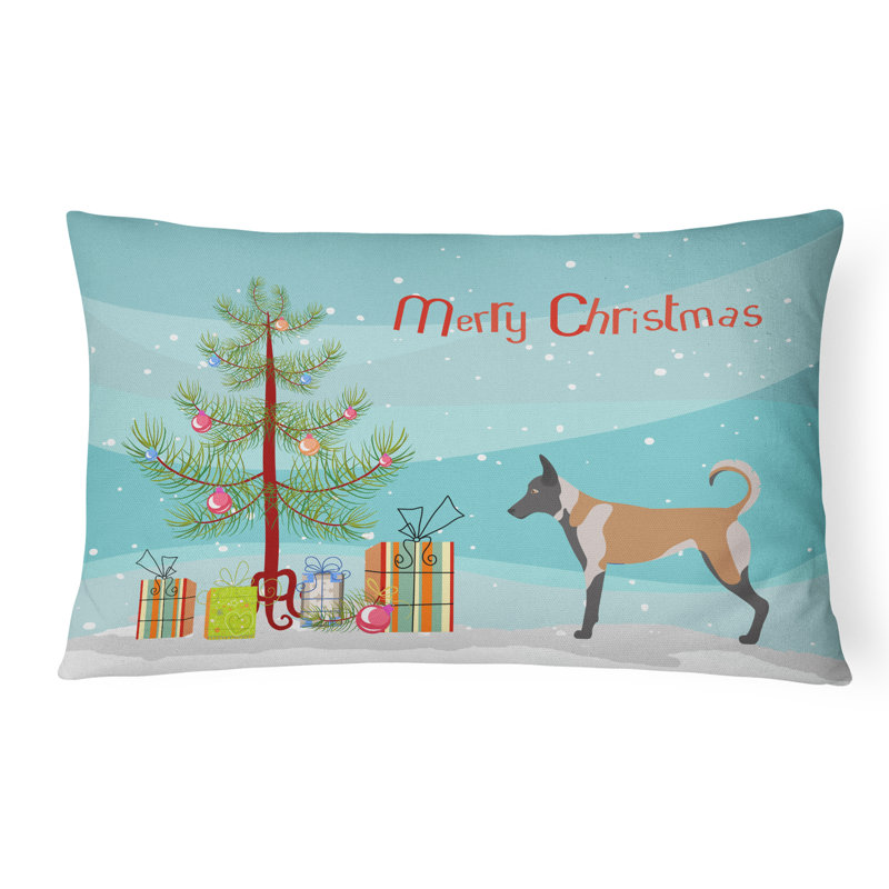  Coussin intérieur / extérieur Malinois Christmas