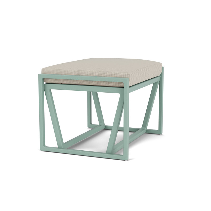Summit Outdoor Ottoman, Sea Glass, Fife Fog