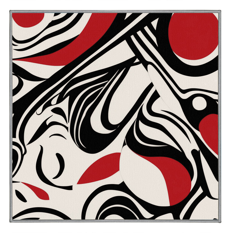 Tapis Cosmic Flame, Carré 6 pi