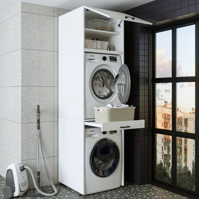 Manufactured Wood Laundry Room Organiser