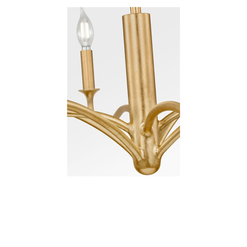 Wetherell 8-Light Chandelier, 63" H x 42" W  x 42" D, 8, Gild