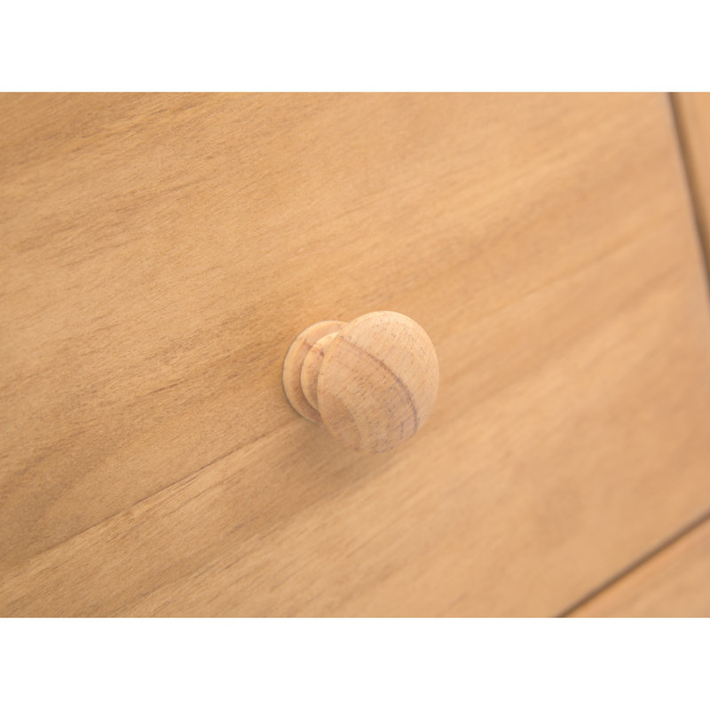 45cm W Plywood / Laminate Board Bedside Table, Waxed