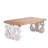 Wood Coffee Table – 47" Rectangular Table