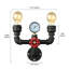 Lampe murale style tuyau Steampunk