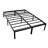 Black King Steel Heavy - Duty Platform Foundation, Frame, Under Bed Storage, 2000 Pound Load, Clean And Straight Edging Design, , Pounds, Tidy-318711443