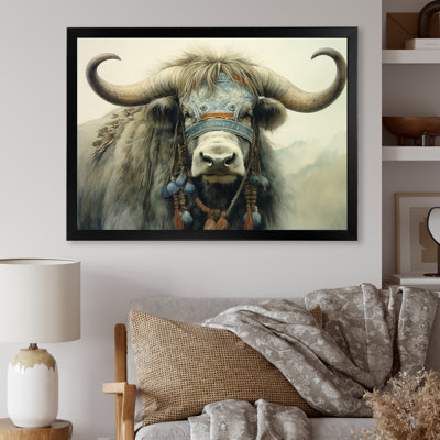 Wild Yak III - Yaks Canvas Print