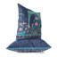 Housse et insert de coussin intérieur / extérieur en polyester Mughal Paradise-2020395529-2020395532