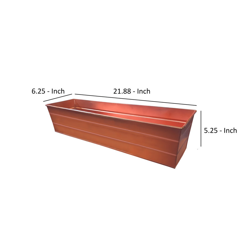Carolos Metal Pot Planter