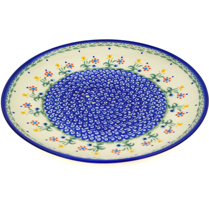 Spring Flowers Ceramic Decorative Plate