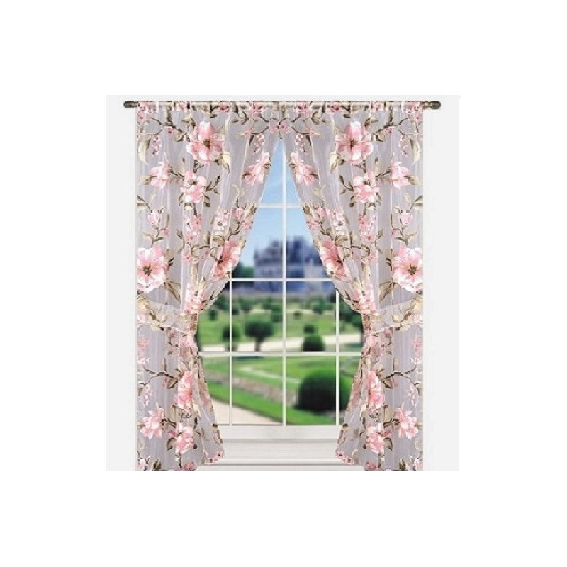Garfield Sheer Curtain Pair