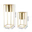 Set of 2 Large Planters with Stand Planter for Indoor Plants 28 &18" H Morden Plant Pots -191395320