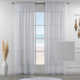 Linen Sheer Extra Long & Extra Wide Custom Made Single Panel