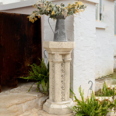 Edison Magnesium Oxide Pedestal Plant Stand by Charlton Home