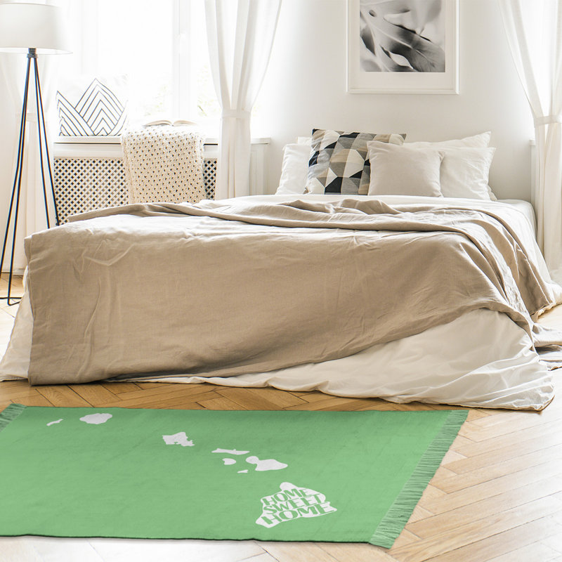 Tapis de la surface verte hawaiist home
