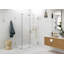 Illume 48 in. x 32 in. x 78 in. 90-degree Fully Frameless Wall Hinged Glass Shower Enclosure-1841449525