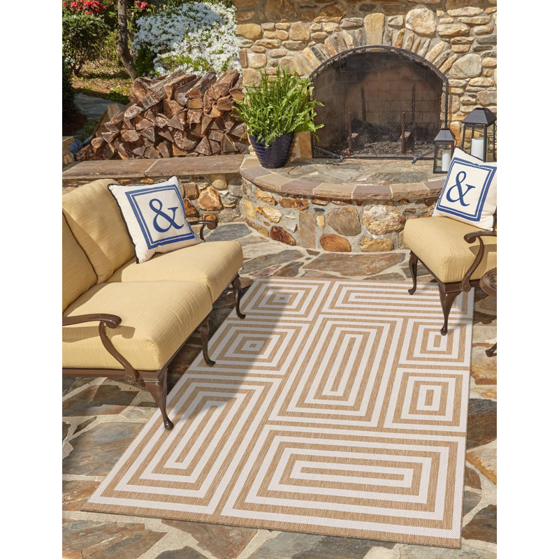 Tapis contemporain de style taupe Bello, Rectangle 2 pi x 3 pi 1 po