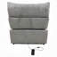 Fauteuil inclinable électrique Falo, chenille gris clair