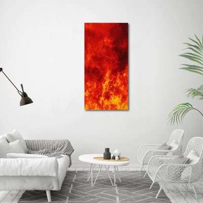 Flames - Wrapped Canvas Print