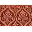 Tapis bourgogne / beige en laine noué à la main à motif géométrique 6 pi x 8 pi 1 po Braud