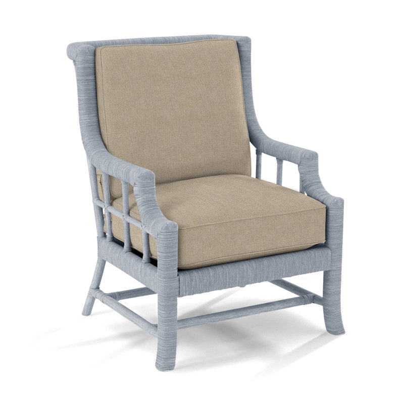 Fauteuil Lafayette, Verre de mer, Avoine Crypton Performance; 0822-74