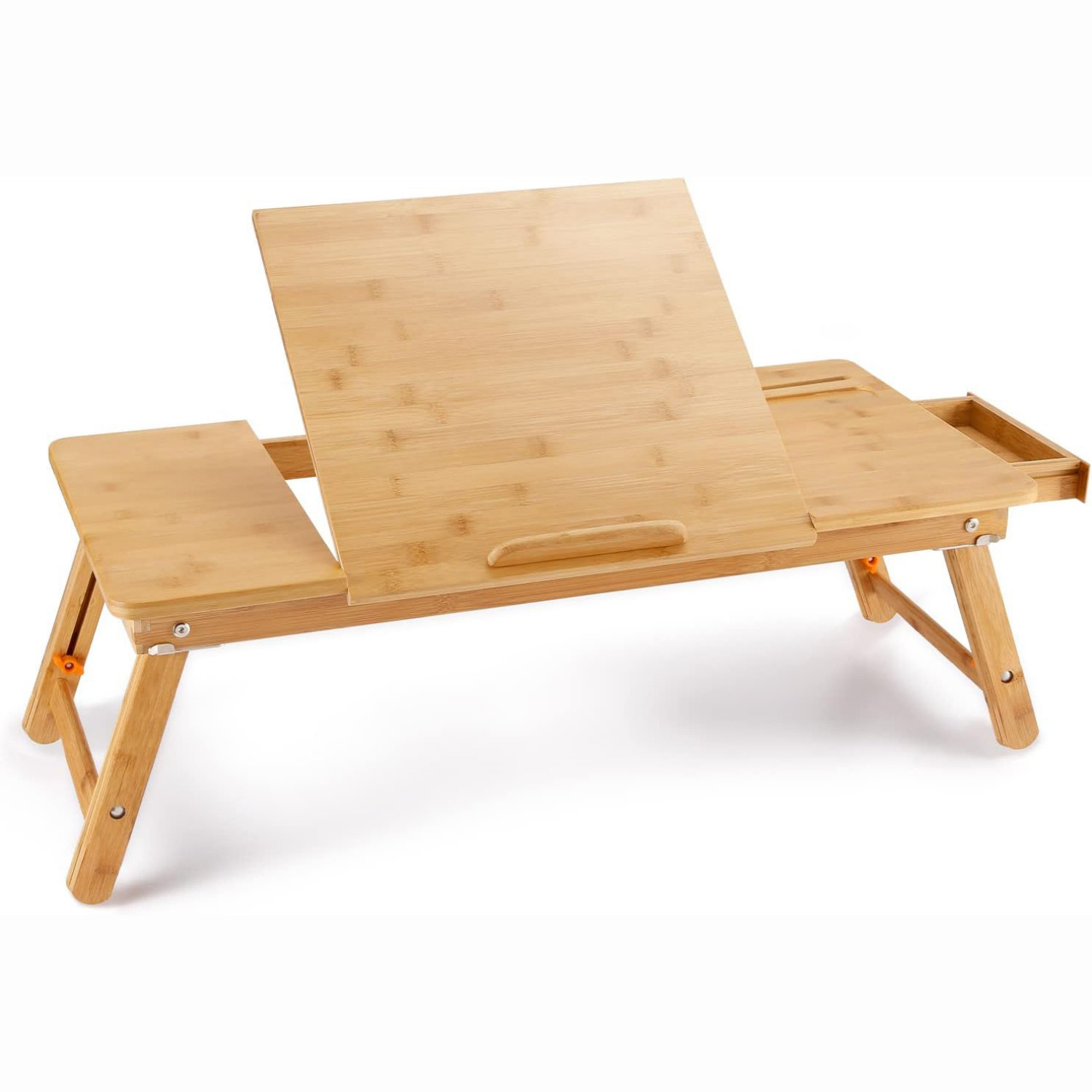 Inbox Zero Bamboo Laptop Table | Wayfair