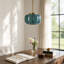 Luminaire suspendu tambour 1 lumière-2104211952
