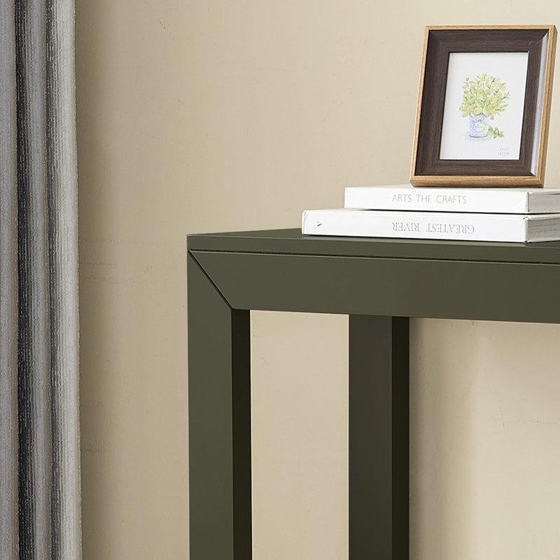 Modern Console Table for Entryway or Living Room, Narrow Sofa Table with Sleek Rectangular Design for Hallway or Behind Couch