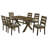 Grey and Knotty Nutmeg 7-piece Dining Set