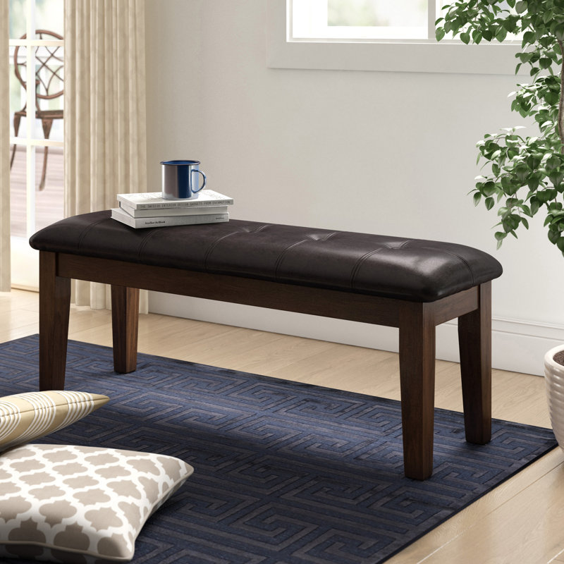 Bartons Bluff Faux Leather Upholstered Bench