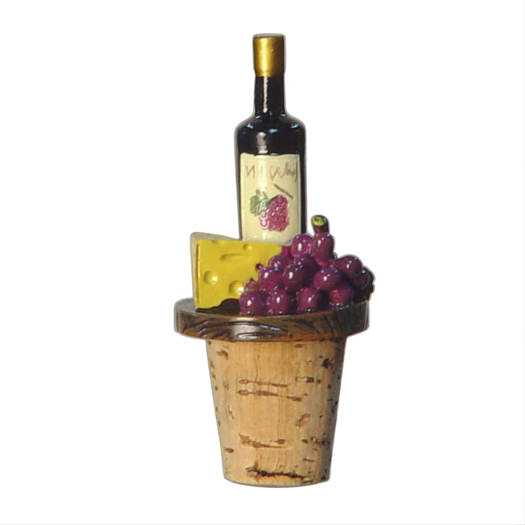 Albury Resin Butler Bottle Stopper (Set of 6) Fleur De Lis Living