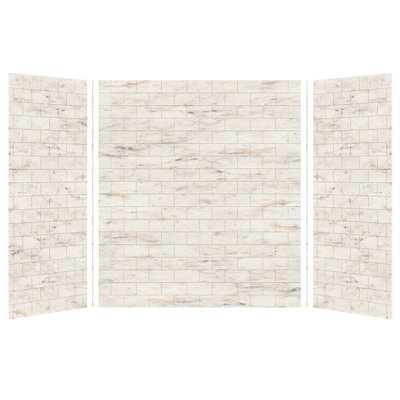 Saramar Three Panel Shower Wall