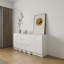 Armoire de rangement autoportante pour salle de bain