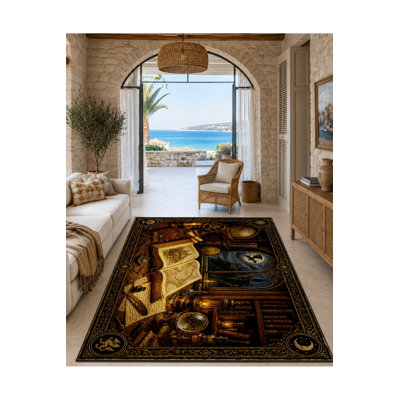 Tapis tissé à la crème Mosso