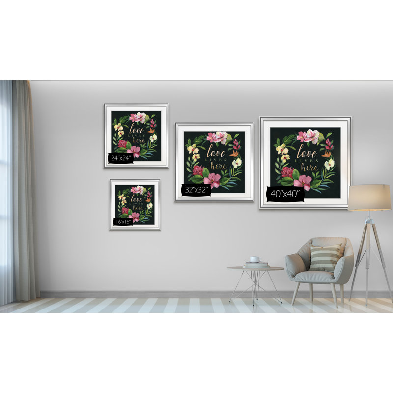« tropic couronne ii », art textuel, H 16 po x l 16 po x P 1,5 po, Encadrement argenté