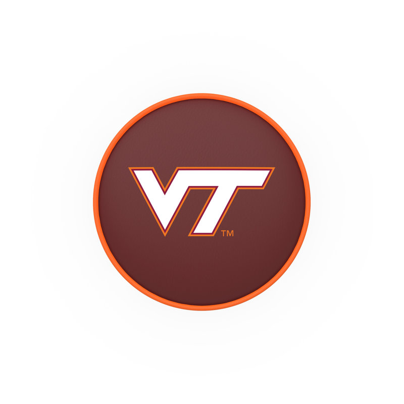 Tabouret de bar et de comptoir pivotant NCAA, Tabouret de comptoir (siège à 25 po de hauteur, Virginia Tech